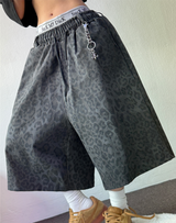 レオパードウォッシングベルトバミューダ 🐯🖤💛3COLOR