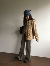Trucker Washed Jacket (2color)