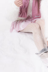 ミニリボンマフラー (pink)