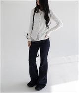 Pedit nonfade raw denim pants