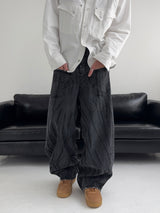 [MADE] Reversed Pocket Wide Denim Pants (M)