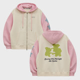 Colorblock スターダンシングフードジップアップ