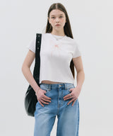リボンバタフライTシャツ_ホワイト