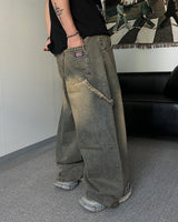 TC Patch Work Banding Denim Pants (3C)