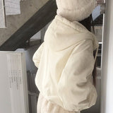【BELLIDE MADE】ボアフリース＋コーデュロイリバーシブルジップアップパーカー