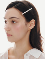 26SS★ Essence (Y) Pearl Plate Slim Hair Pin