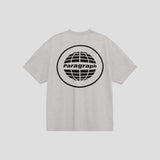 ビッグサークルロゴTシャツ_グレー