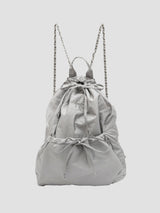 NYLON CHAIN BACKPACK GRAY
