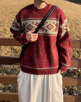 Frost nordic pattern knit