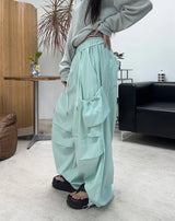 Eren String Pocket Nylon Pants