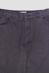 ウォッシュドストレートレッグパンツ, アッシュパープル