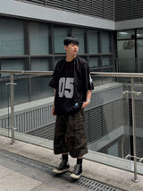 camo cargo cotton shorts