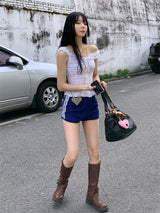BELA LACE SLEEVELESS BLOUSE (2C)