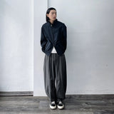 Sheen Nylon Wide Pants