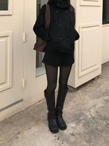 Mate High Neck Double Jacket (2 colors)