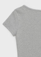 [B-BASIC] Tension Standard Slim U-Neck Short Sleeve Tee (2 SIZE)