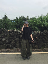 オーバークロップベーシック半袖Tシャツ 3C