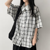 Dia Checkered Short Sleeve Shirt Shirt