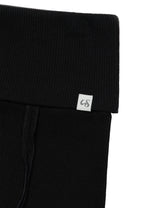 リブド ロング スカート(BLACK)