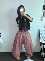 ハート🎀💕🧸ベイビーセミクロップドTシャツフーディージップアップジャンパー🧸🖤🤍3COLOR