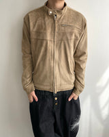 ローデン スエード クロップ ジャケット