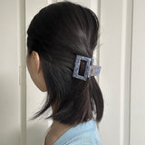 クラックラベンダーヘアクリップ