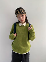 Kirkleb Raglan Color Round Knit