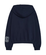 mid horse zip up (navy)