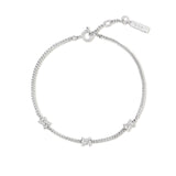 シルバークロスステーション925シルバーブレスレットB061-03H