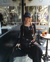 Strap hunting cap