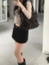 Vine Low-rise Mini Skirt (4 colors)