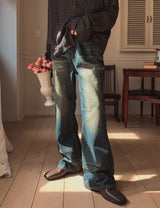Wrangle Flare Maxi Denim Pants