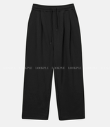 3レイヤーズリウォッシュツータックバンディングワイドパンツ