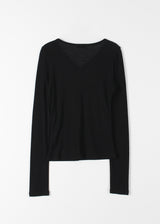 BUTTON SILHOUETTE TEE