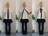 chiffon dot scarf