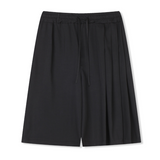 wrap skirt + pleats pants