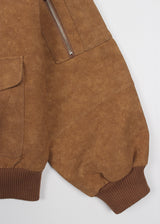 POCKET SUEDE BLOUSON