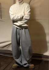 [Unisex] Angora high neck zip up cardigan(5color)