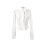 レースベールシャツ[White]
