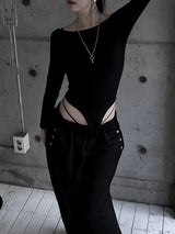 backless bodysuit T