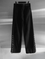 Mobel Snap Roll-up Cotton Pants
