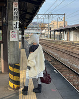 リボンスノータングウィンターブーツ