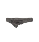 Detachable Fur Shearling Jacket / Charcoal
