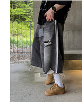 Labon Track Bermuda Denim Pants