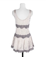 [ limited quantity / ♡made♡ ] enthea antique satin & lace short ops