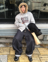 No.1533 AF fur hood ZIP-UP