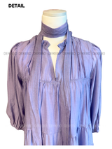 Grape scarf dress