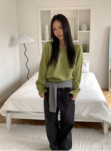 ルーズフィットVネックニット(8color)