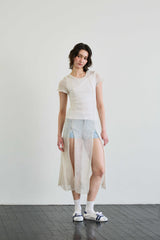 WITTY KNIT ONE-PIECE / IVORY
