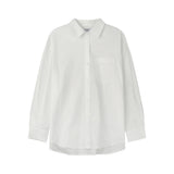 ベーシック メロウ エンブロイダリー シャツ (WHITE)